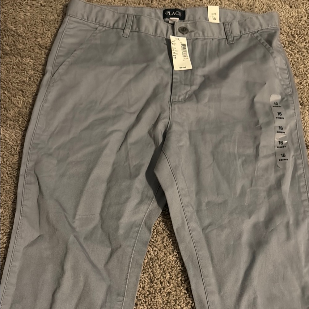 Place Gray Chinos Cotton Blend Casual Wear